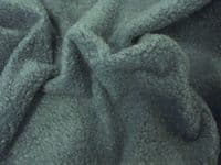 Faux Fur SHERPA FLEECE Sheepskin Fabric Material - CASHMERE BLUE